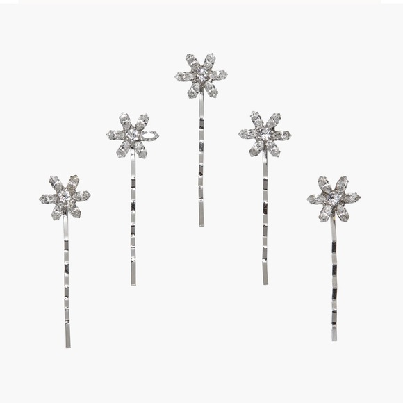 Jennifer Behr Accessories - Jennifer Behr, Aster Bobby Pin Set (Crystal)